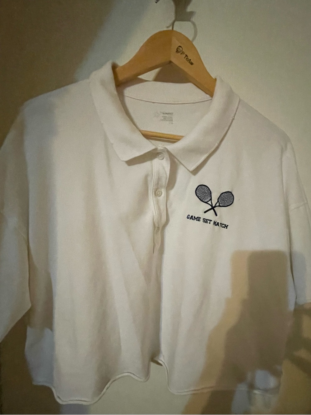 Women’s Oasis White Polo Shirt